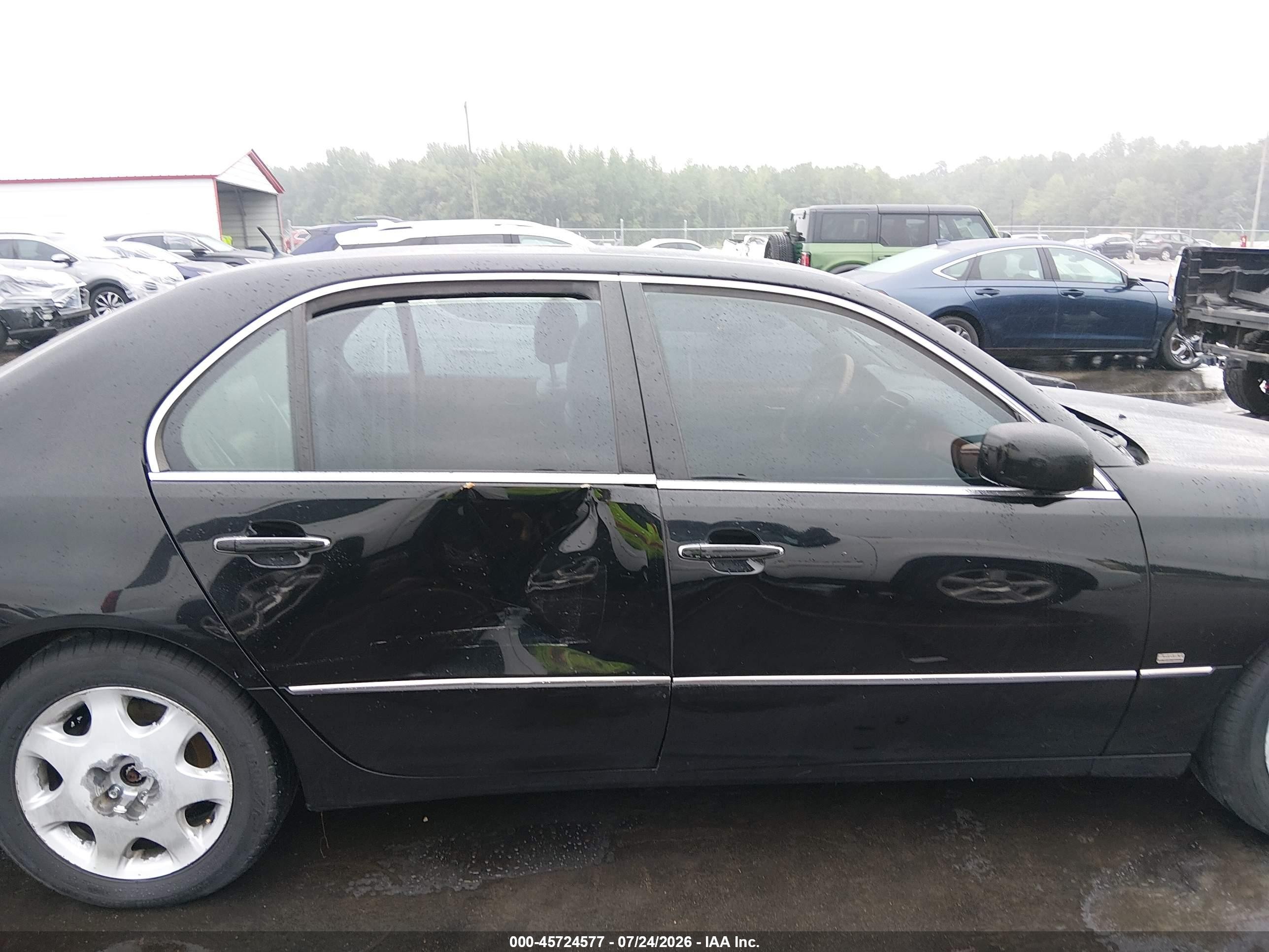 2002 Lexus Ls 430   Black vin: JTHBN30F120068888