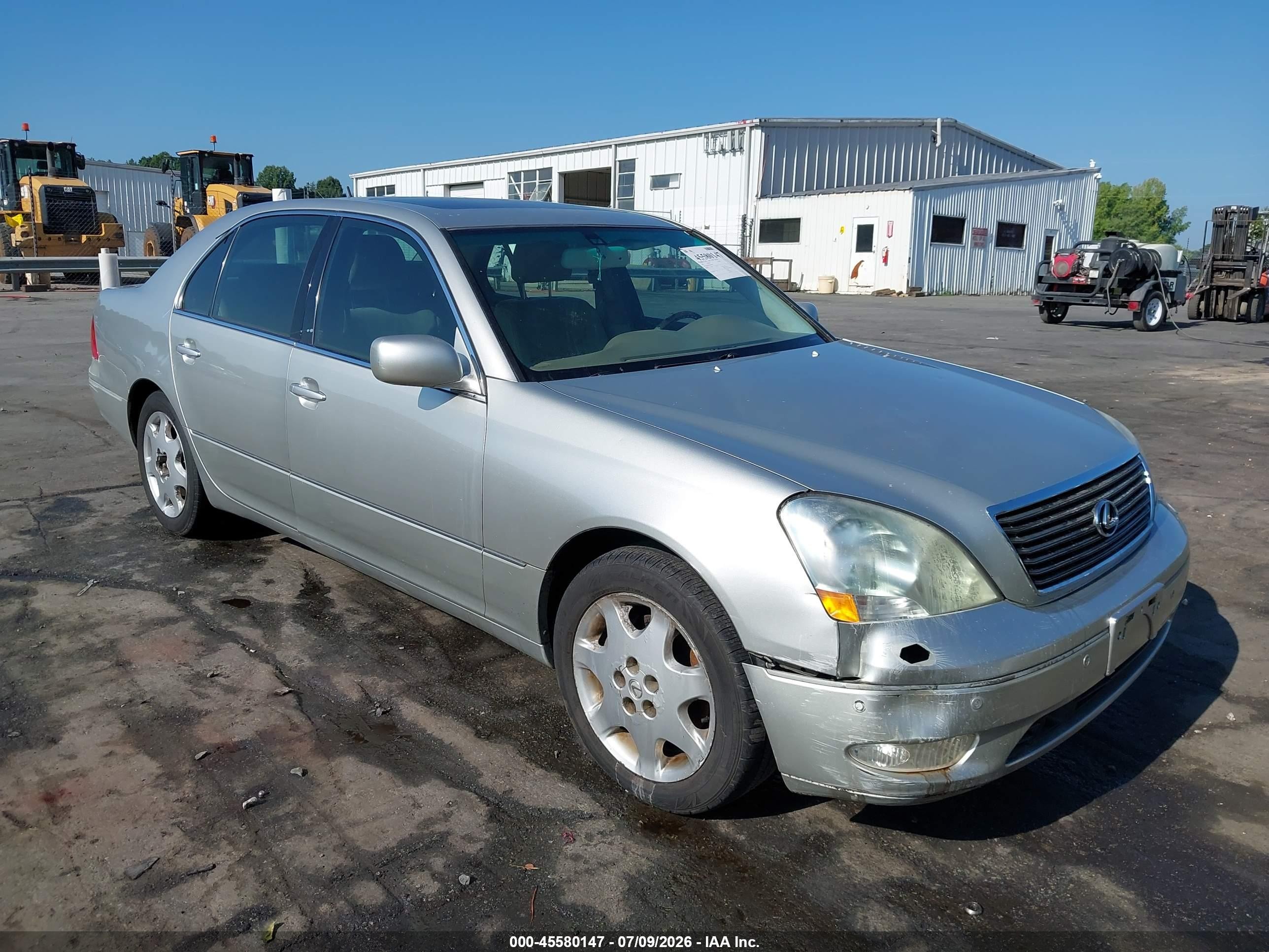 2002 Lexus Ls 430   Silver vin: JTHBN30F120073993