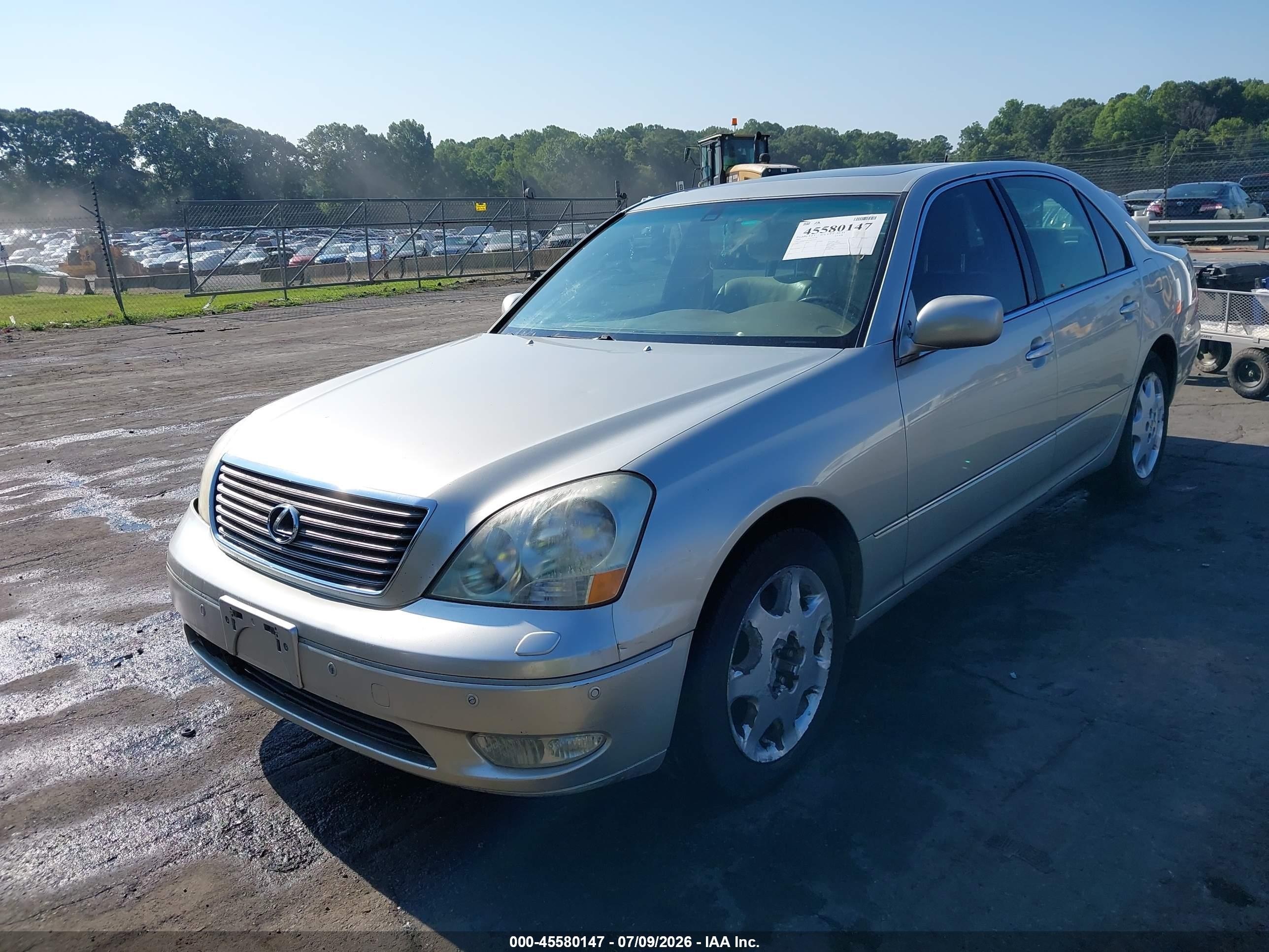 2002 Lexus Ls 430   Silver vin: JTHBN30F120073993
