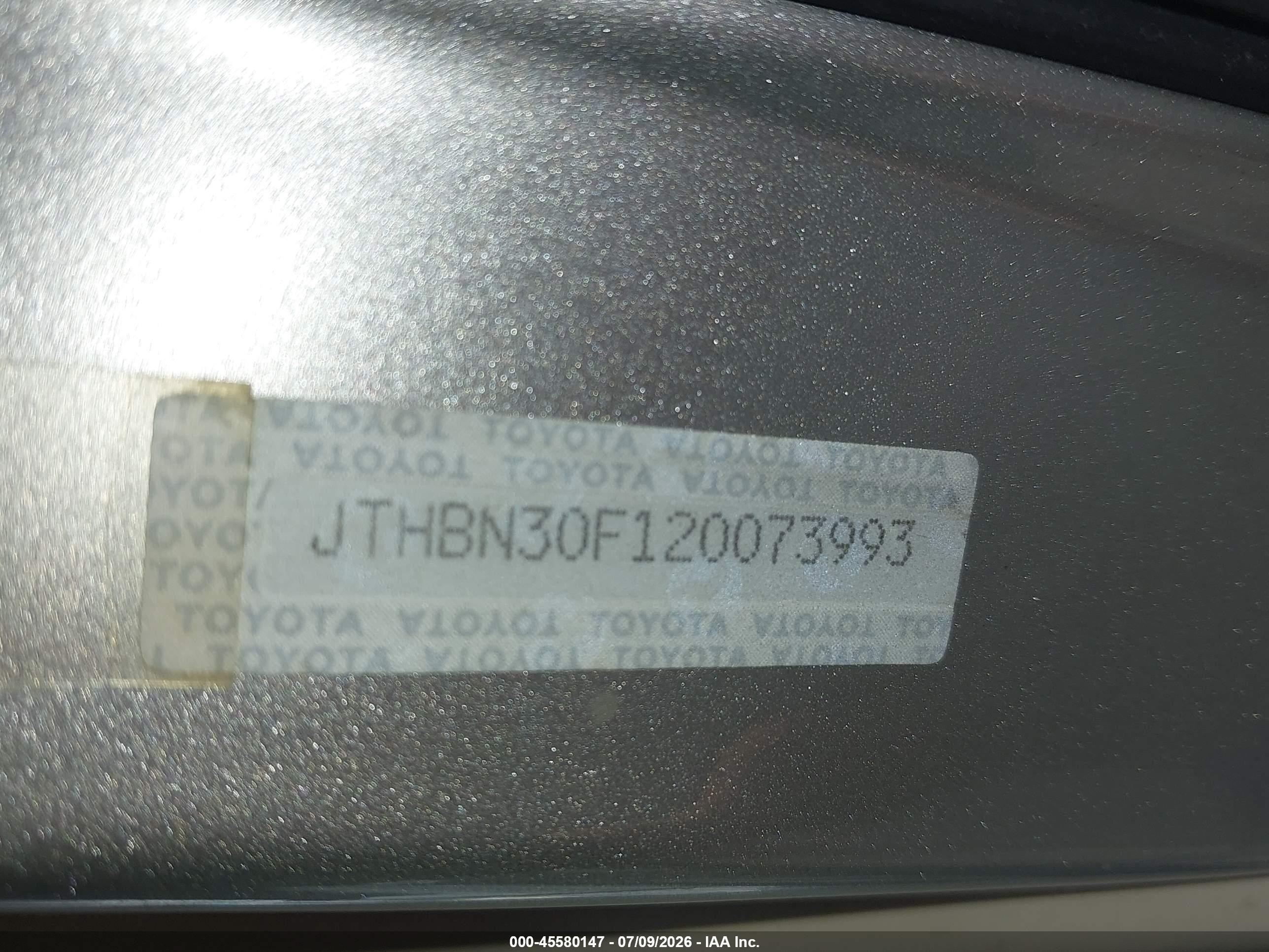 2002 Lexus Ls 430   Silver vin: JTHBN30F120073993