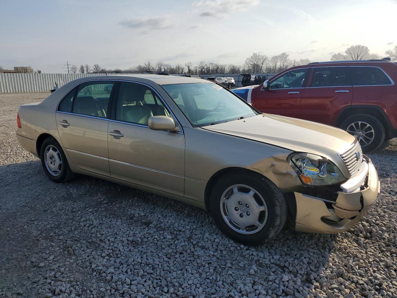 2002 Lexus Ls 430 Base Tan vin: JTHBN30F120075386