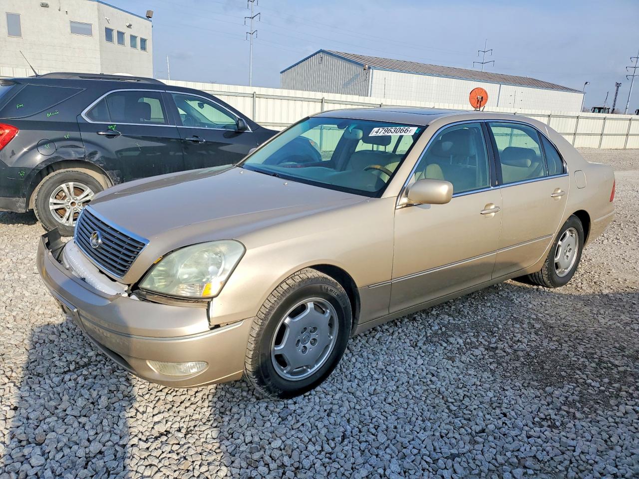 2002 Lexus Ls 430 Base Желто-коричневый vin: JTHBN30F120075386