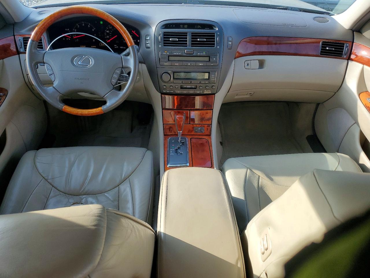 2002 Lexus Ls 430 Base Tan vin: JTHBN30F120075386