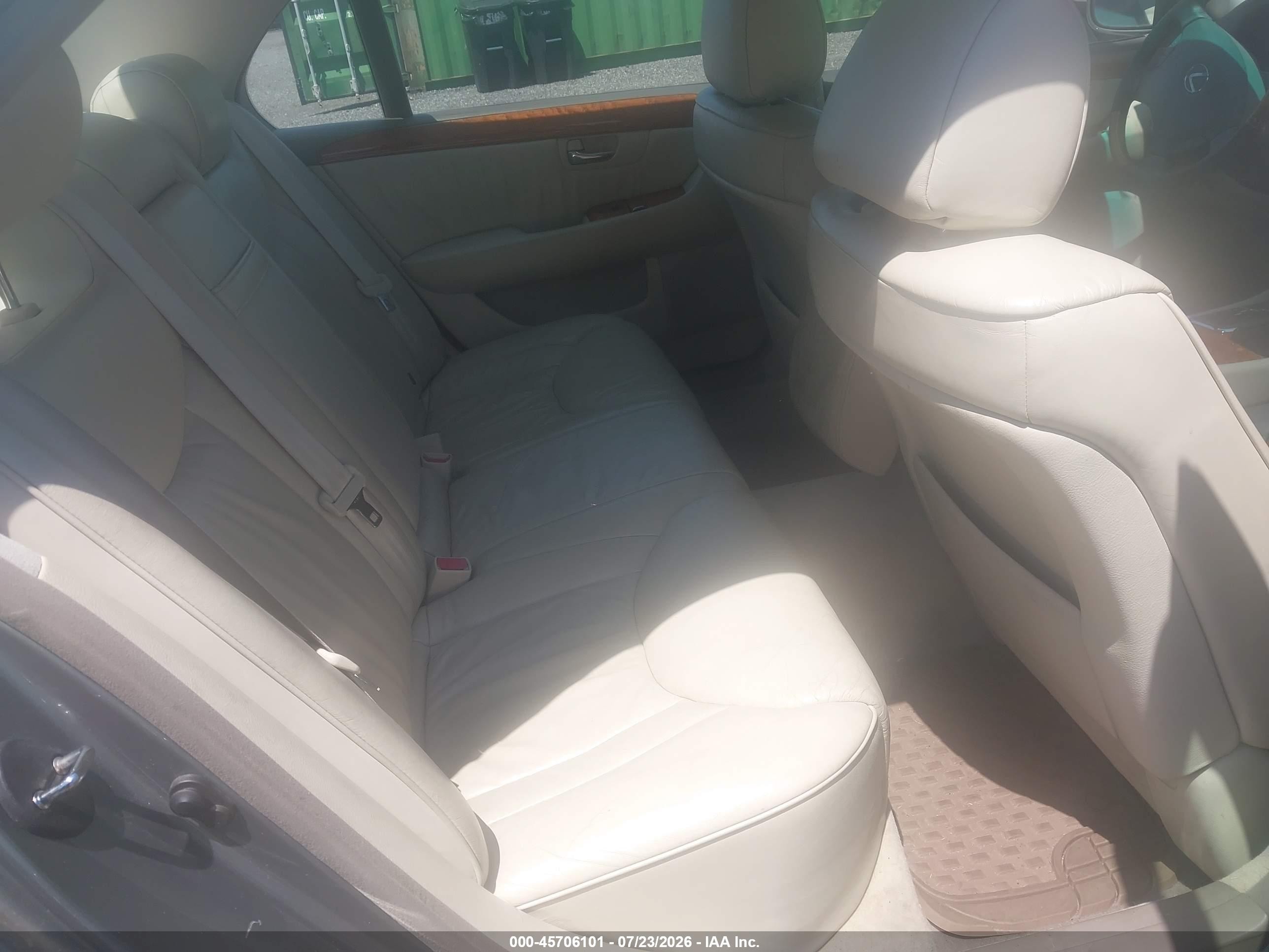 2002 Lexus Ls 430 Зеленый vin: JTHBN30F120089191