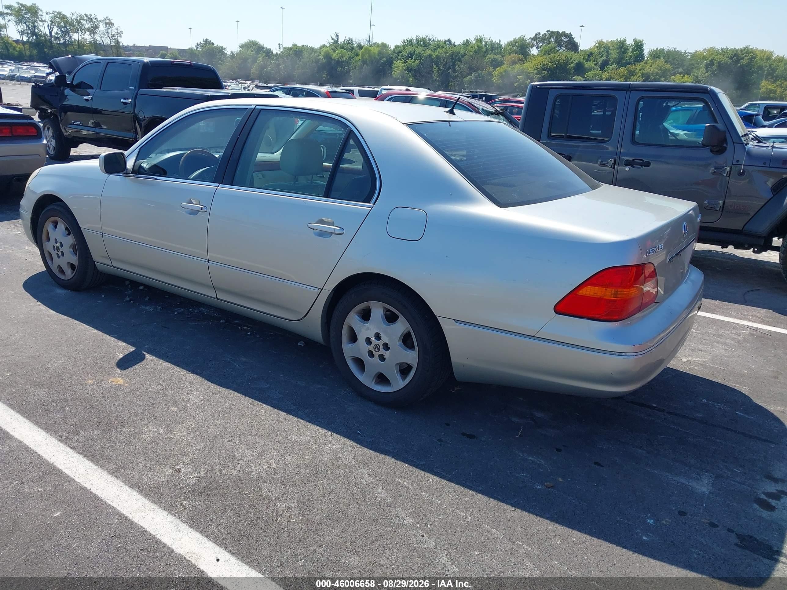 2003 Lexus Ls 430 Silver vin: JTHBN30F130096059