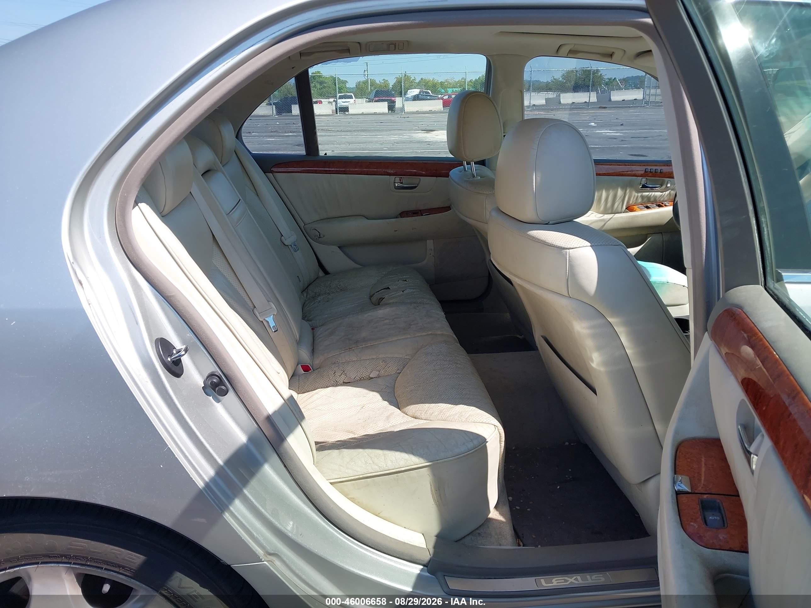 2003 Lexus Ls 430 Silver vin: JTHBN30F130096059