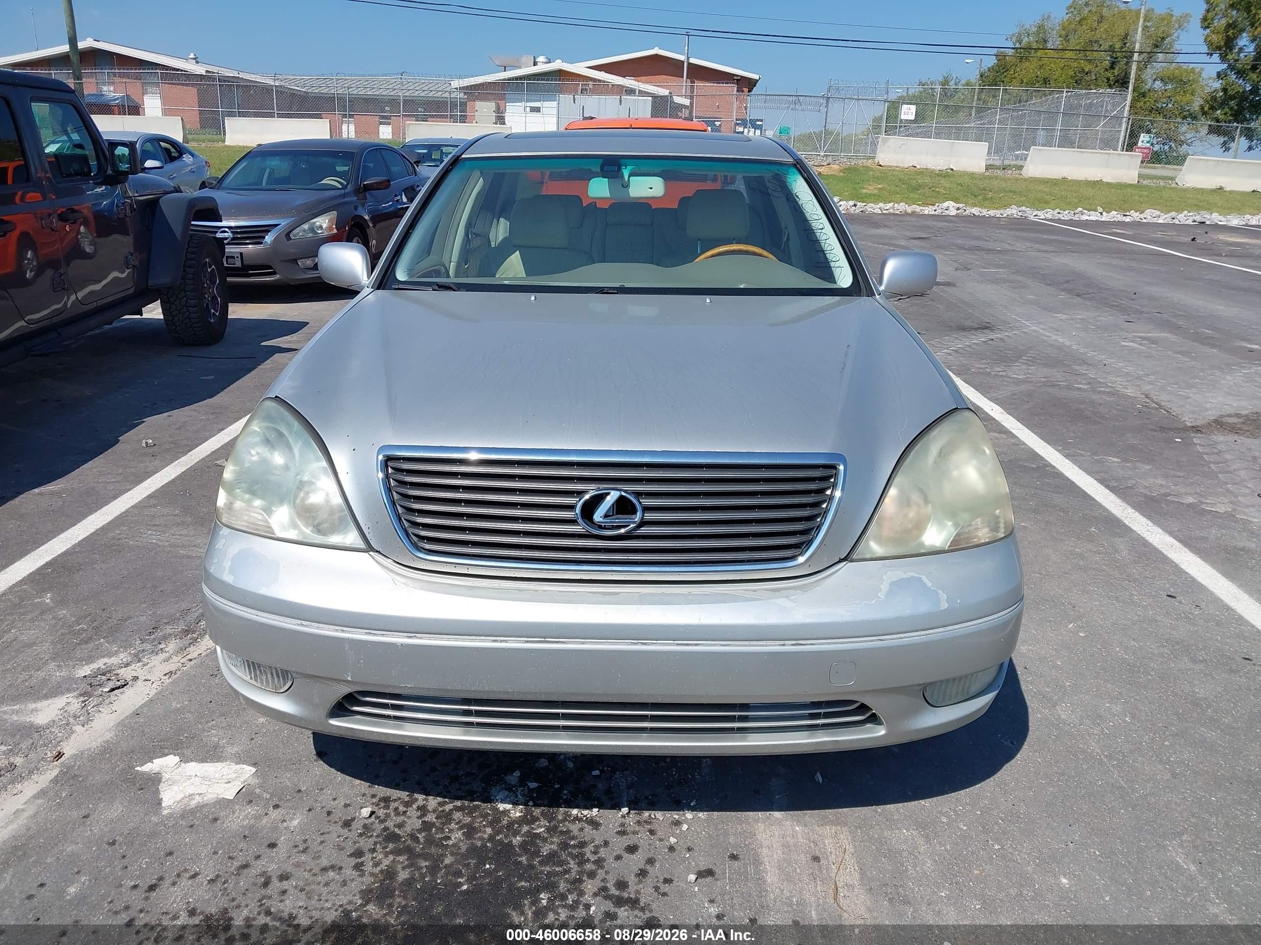 2003 Lexus Ls 430 Silver vin: JTHBN30F130096059