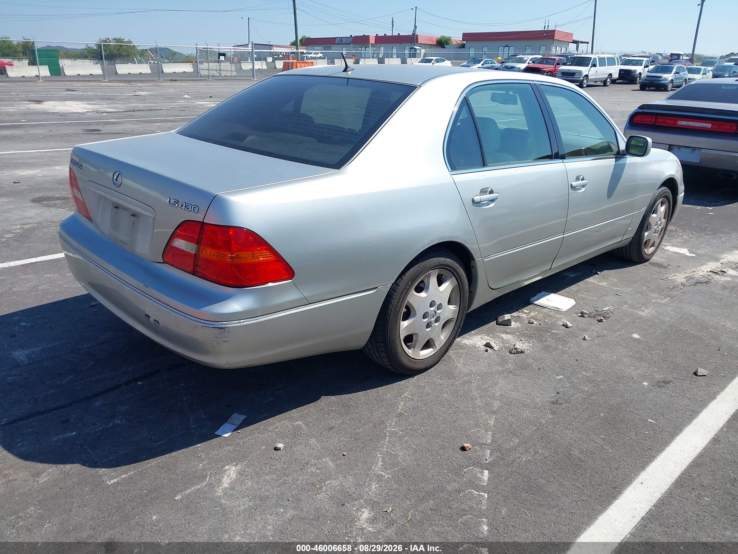 2003 Lexus Ls 430 Silver vin: JTHBN30F130096059