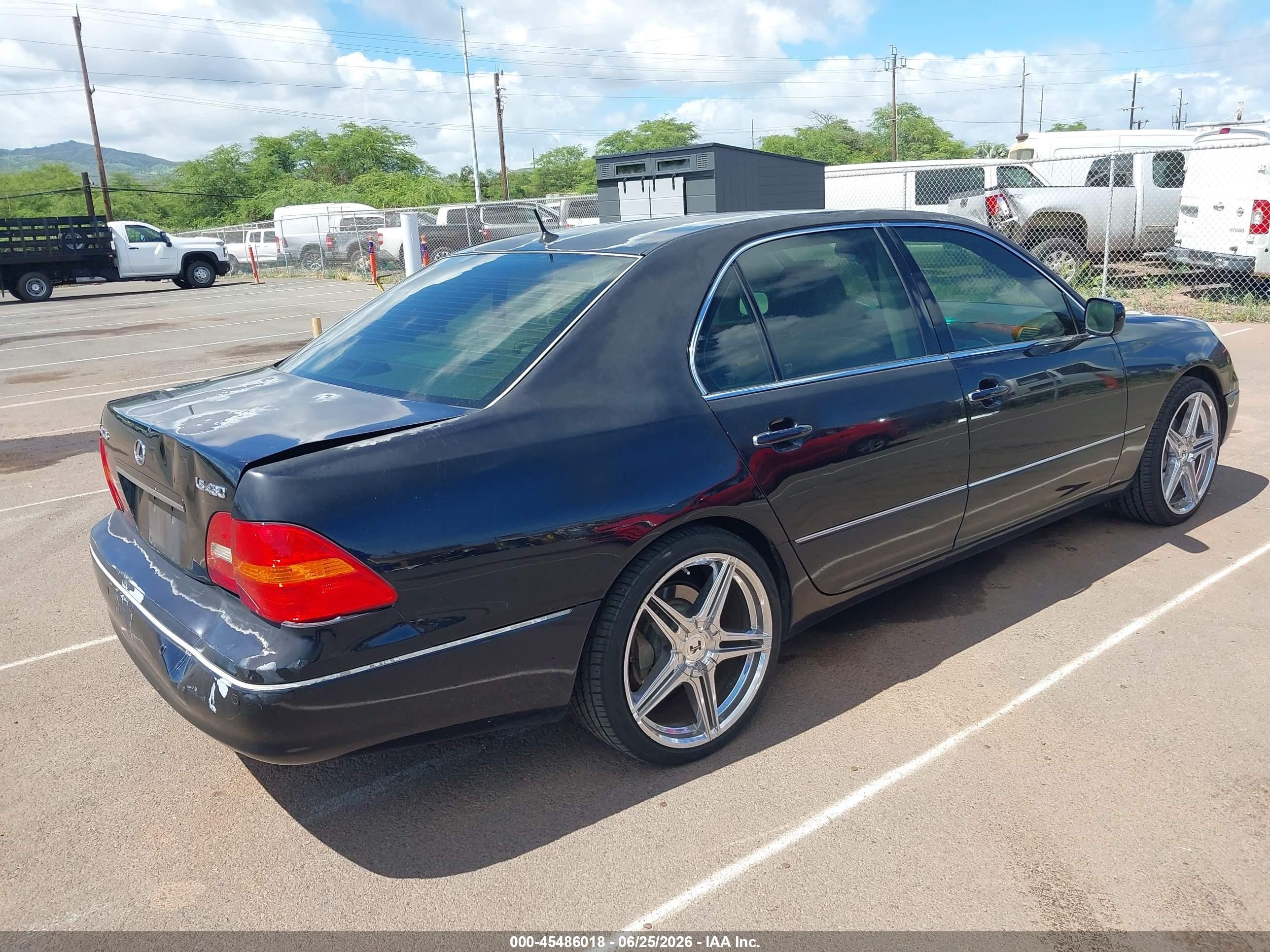 2003 Lexus Ls 430   Black vin: JTHBN30F130113930