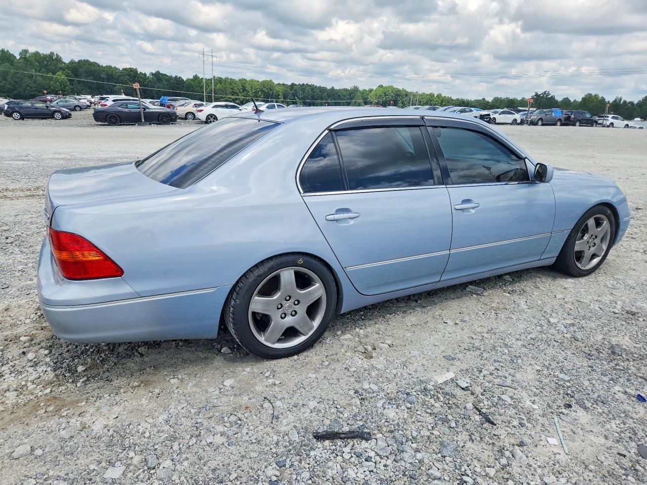 2003 Lexus Ls 430 Blue vin: JTHBN30F130117346
