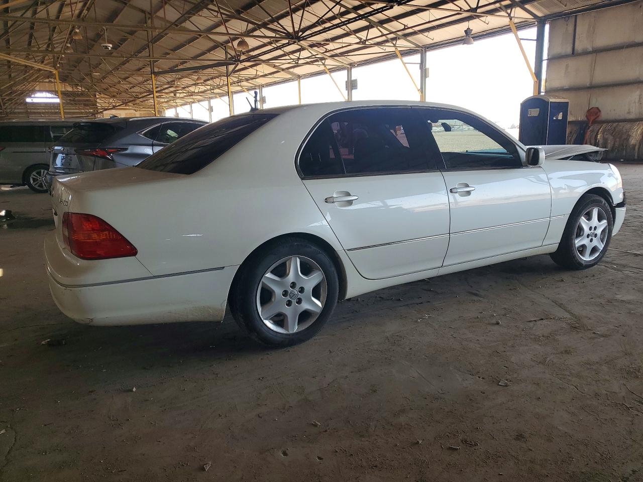 2003 Lexus Ls 430 White vin: JTHBN30F130117492