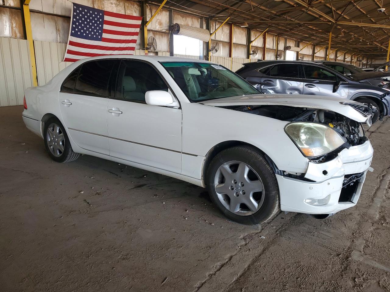 2003 Lexus Ls 430 White vin: JTHBN30F130117492