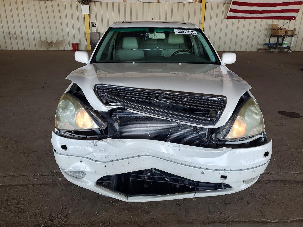 2003 Lexus Ls 430 White vin: JTHBN30F130117492
