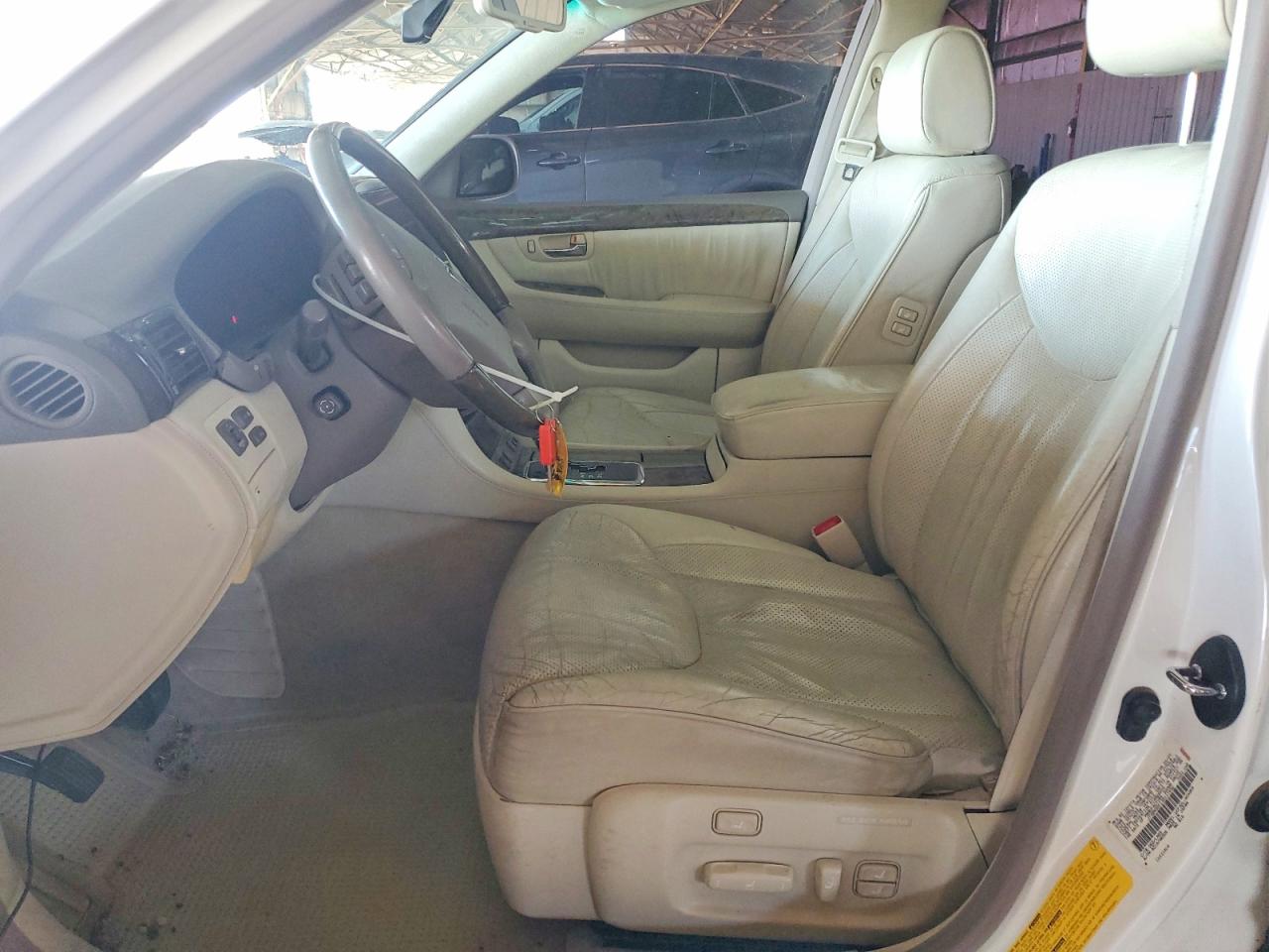 2003 Lexus Ls 430 White vin: JTHBN30F130117492