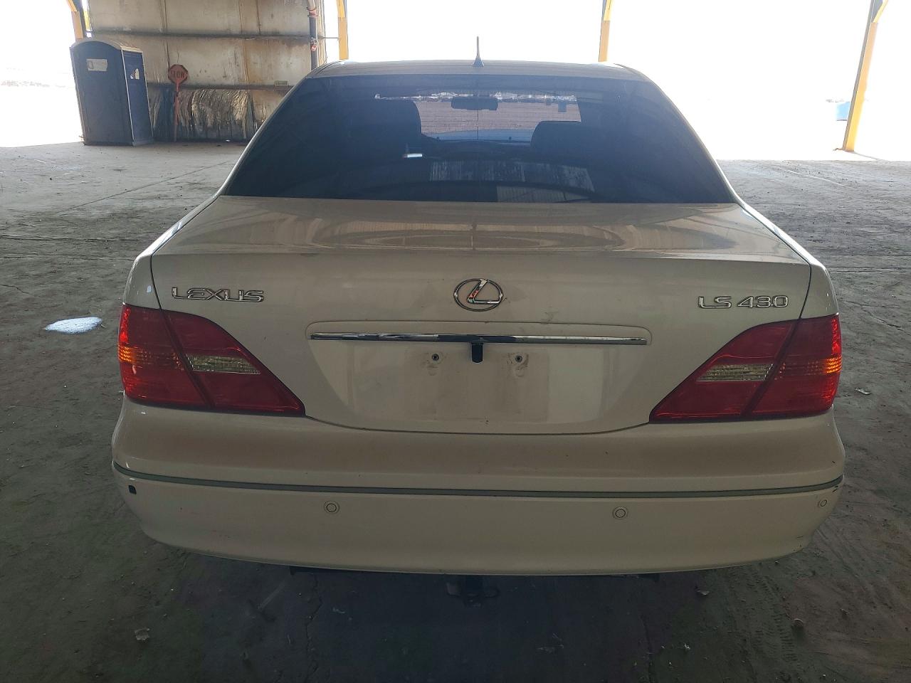 2003 Lexus Ls 430 White vin: JTHBN30F130117492