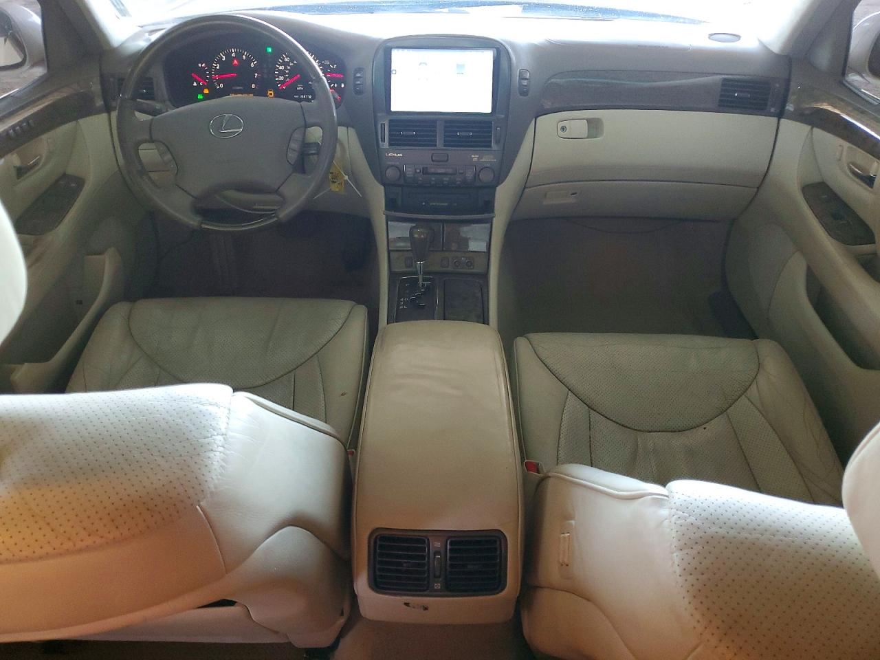 2003 Lexus Ls 430 White vin: JTHBN30F130117492