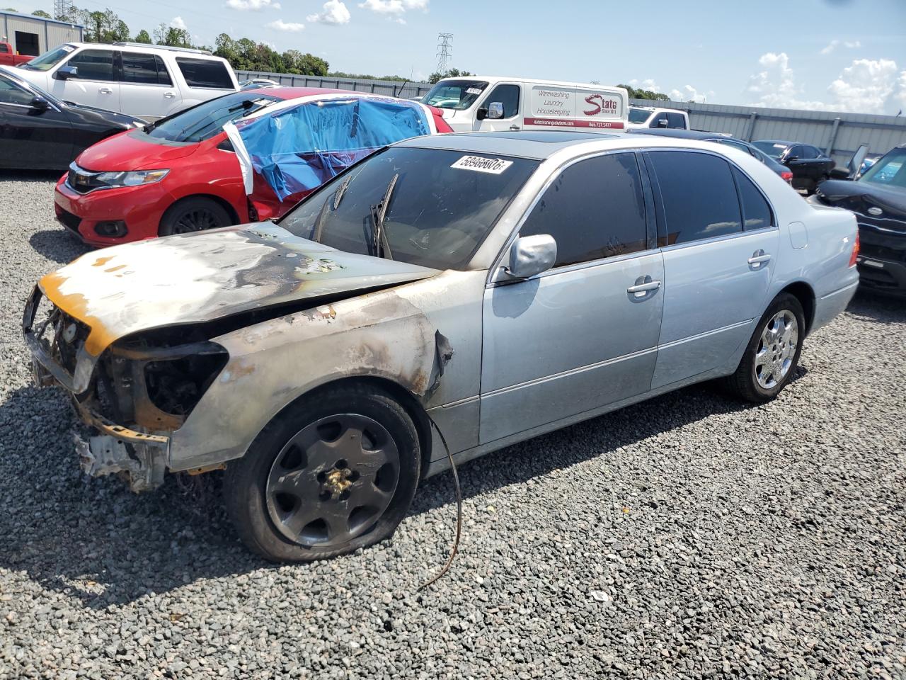 2003 Lexus Ls 430 Blue vin: JTHBN30F130117640