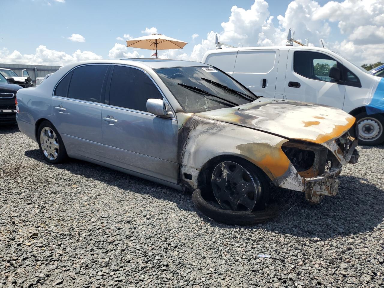 2003 Lexus Ls 430 Blue vin: JTHBN30F130117640