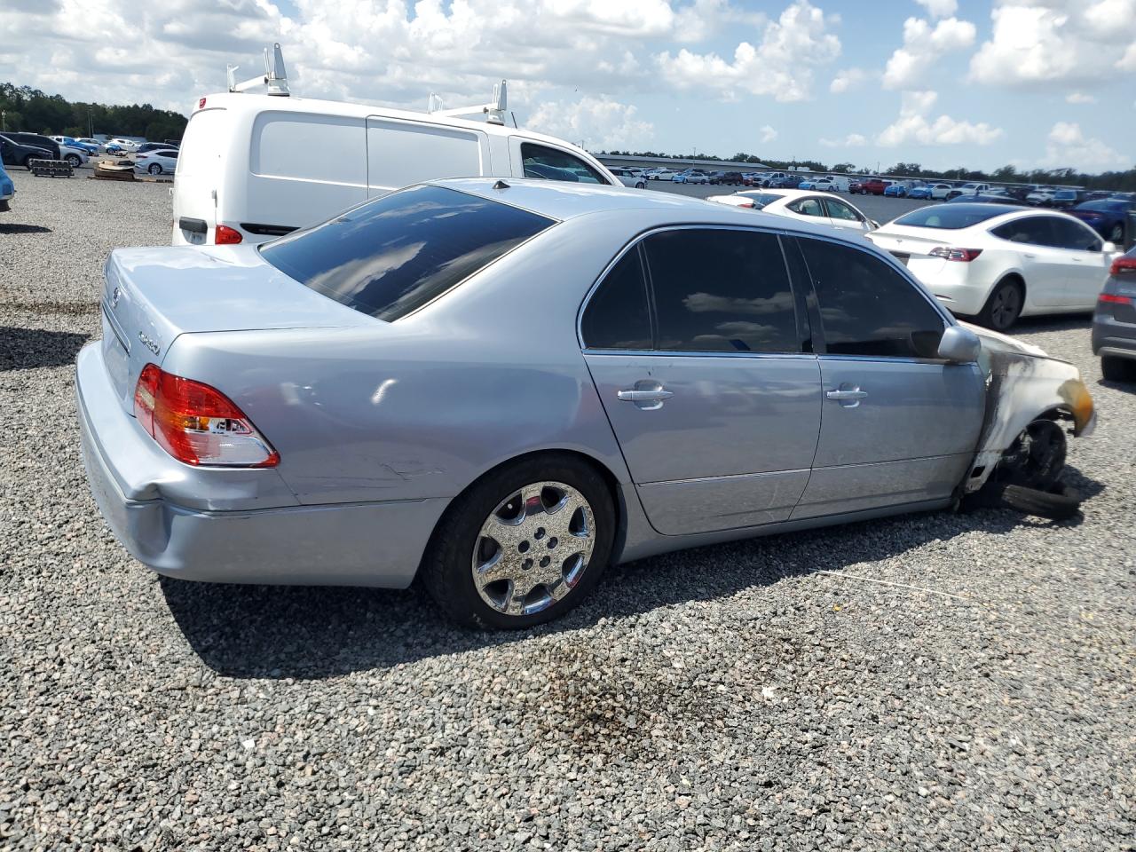 2003 Lexus Ls 430 Blue vin: JTHBN30F130117640