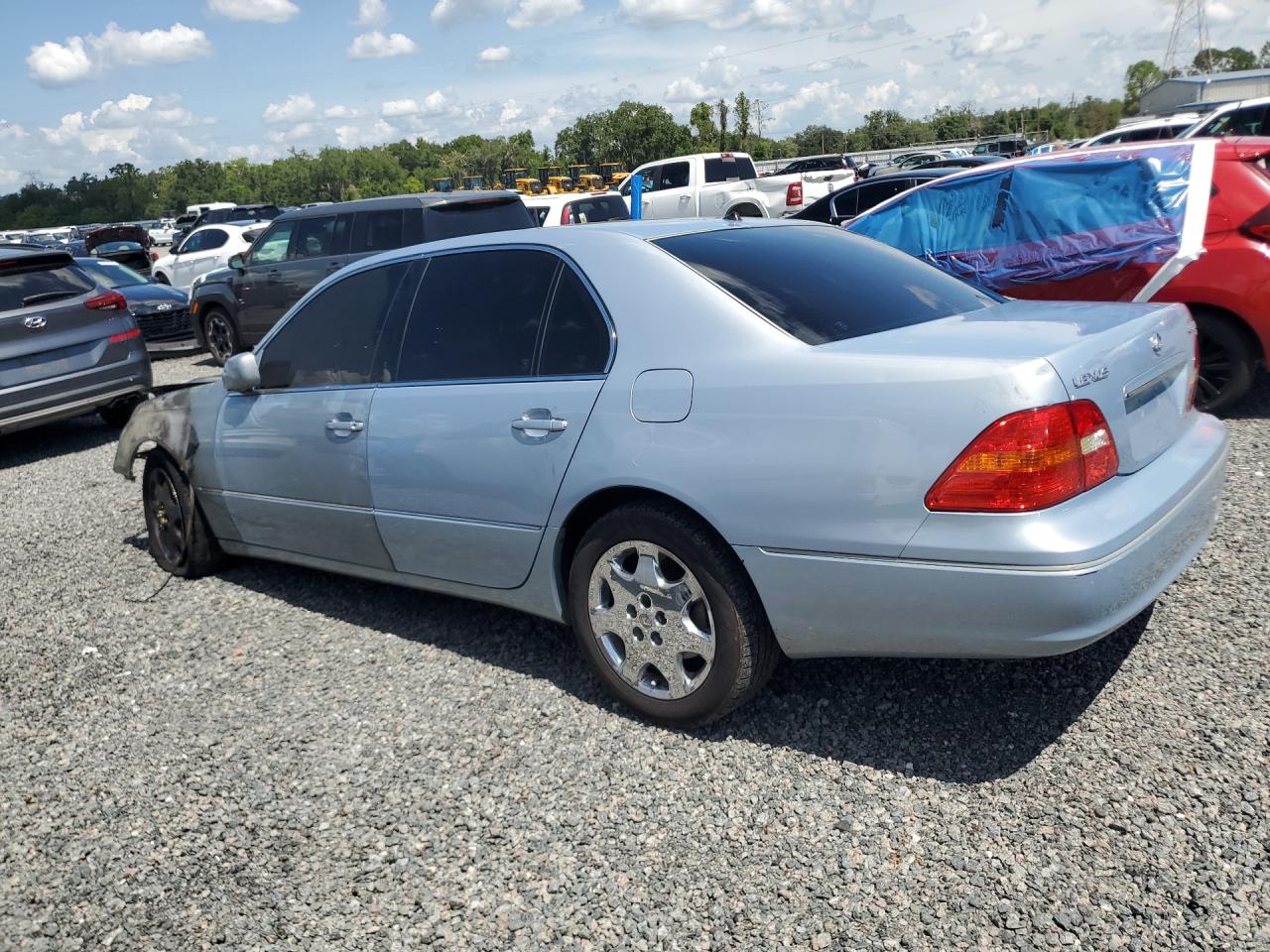 2003 Lexus Ls 430 Blue vin: JTHBN30F130117640