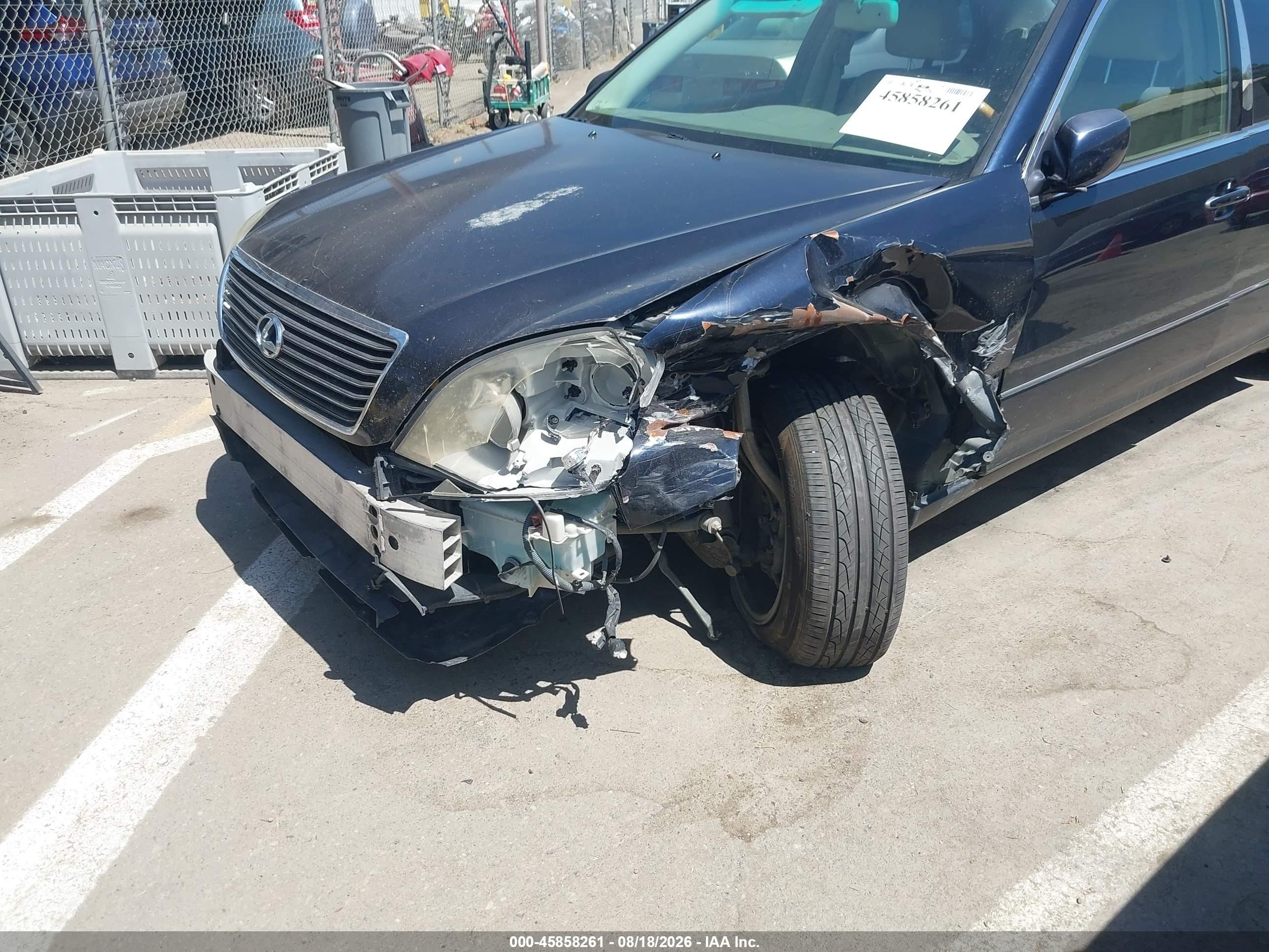 2003 Lexus Ls 430   Navy vin: JTHBN30F130121610