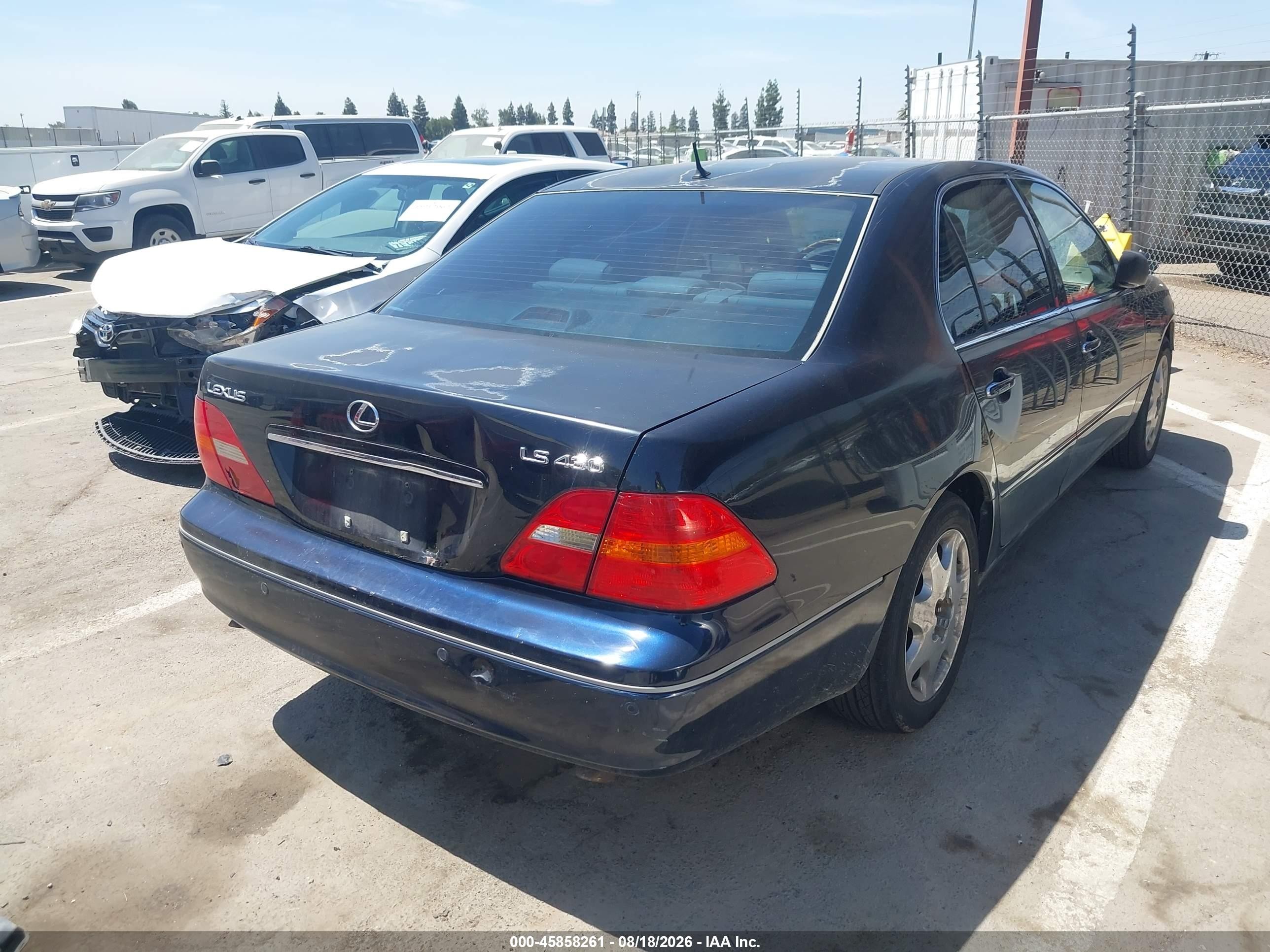 2003 Lexus Ls 430   Navy vin: JTHBN30F130121610
