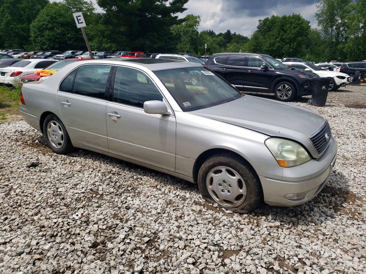 2001 Lexus Ls 430 Silver vin: JTHBN30F210010268