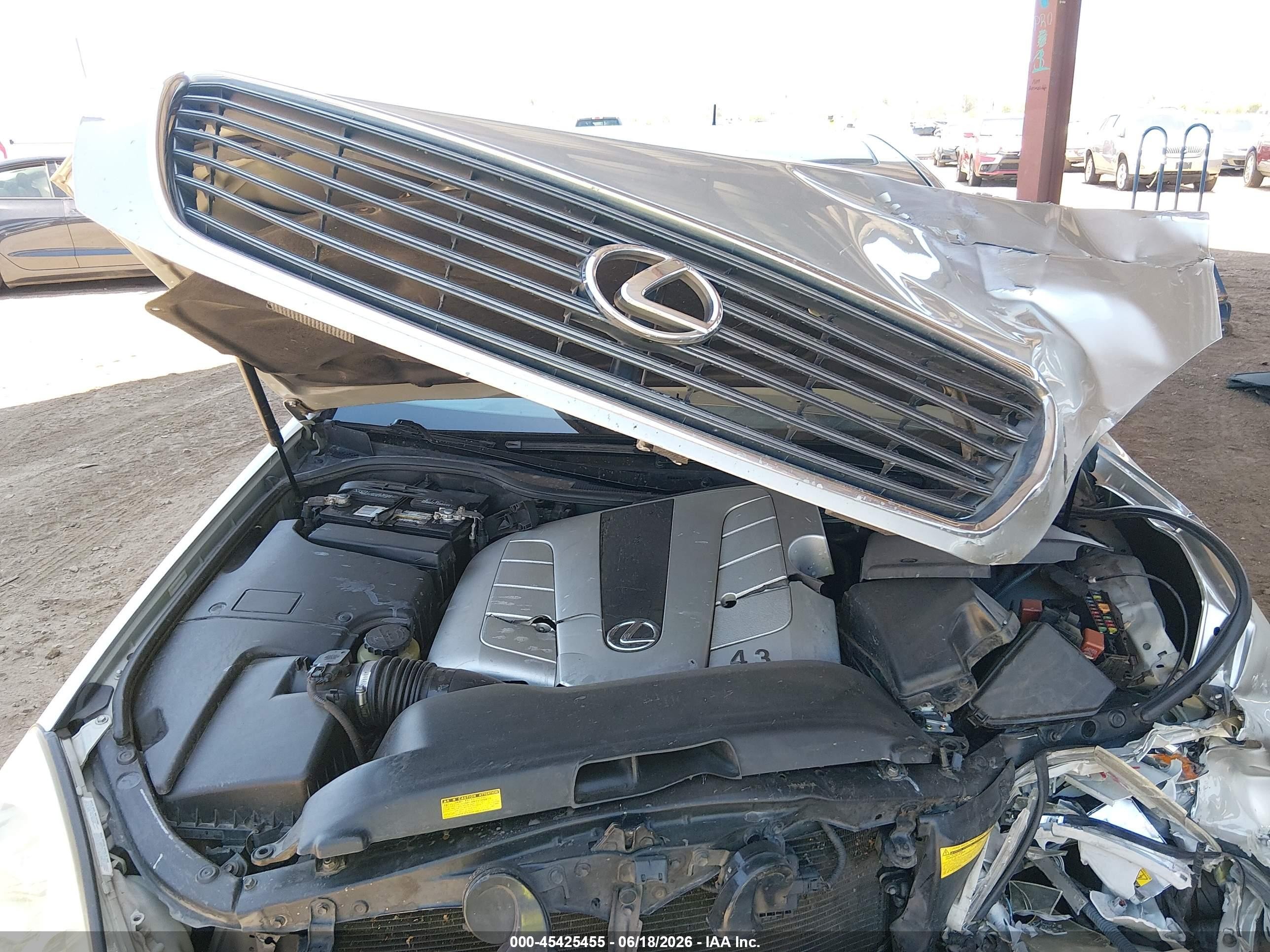 2001 Lexus Ls 430   Silver vin: JTHBN30F210020301