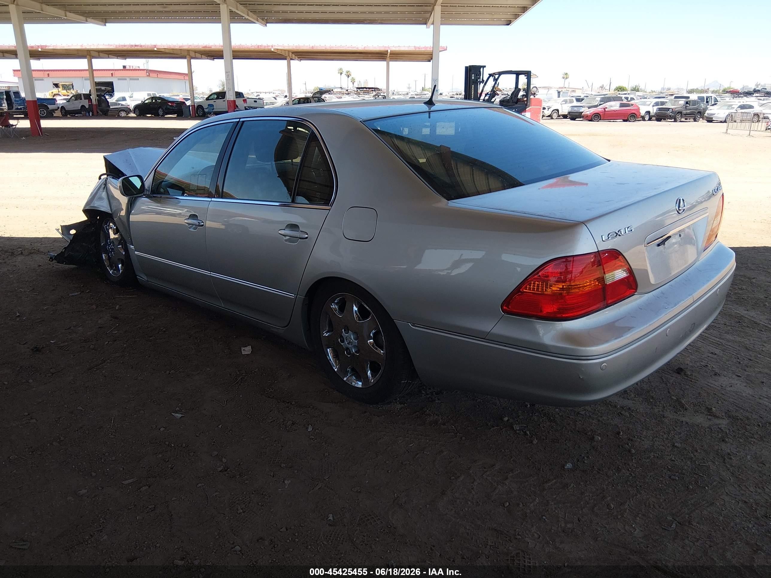 2001 Lexus Ls 430   Silver vin: JTHBN30F210020301
