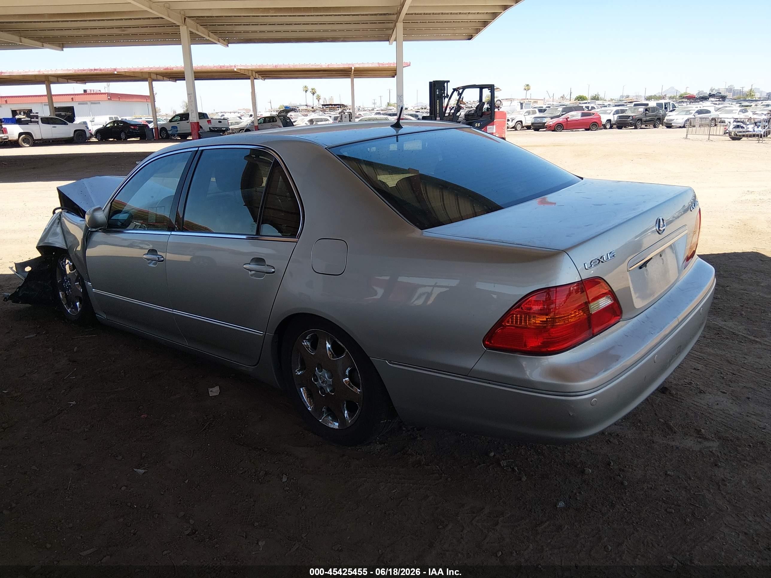 2001 Lexus Ls 430   Silver vin: JTHBN30F210020301