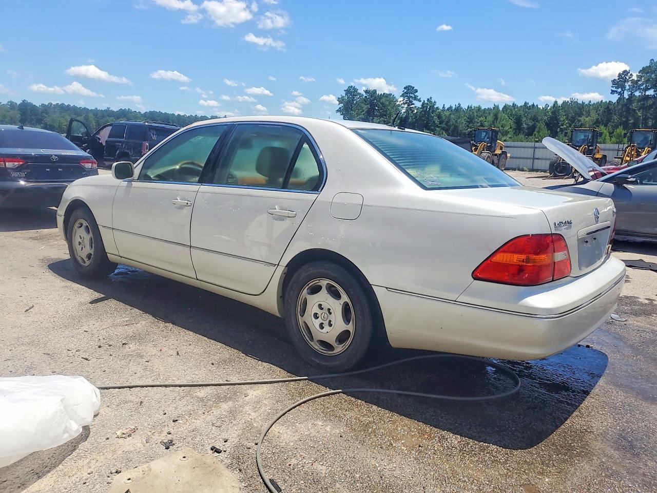 2001 Lexus Ls 430 Cream vin: JTHBN30F210039706