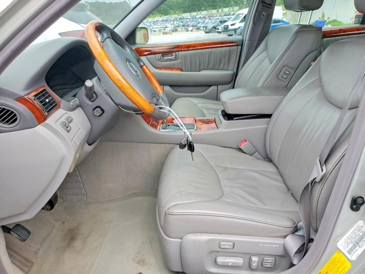 2002 Lexus Ls 430 Silver vin: JTHBN30F220062887
