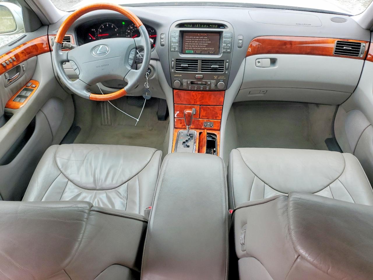 2002 Lexus Ls 430 Silver vin: JTHBN30F220062887