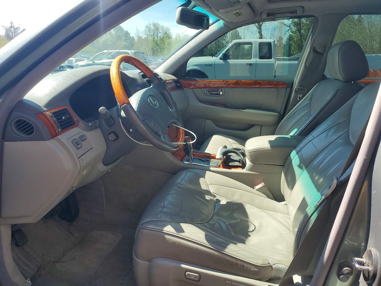 2002 Lexus Ls 430 Base Green vin: JTHBN30F220067474