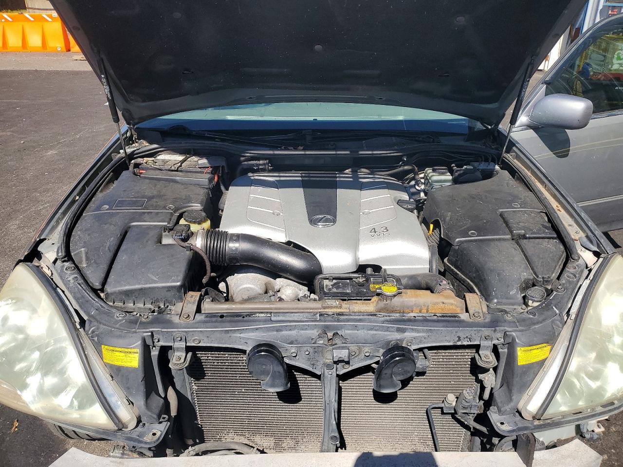 2002 Lexus Ls 430 Base Green vin: JTHBN30F220067474