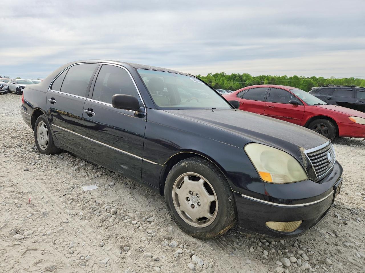 2002 Lexus Ls 430 Black vin: JTHBN30F220085330