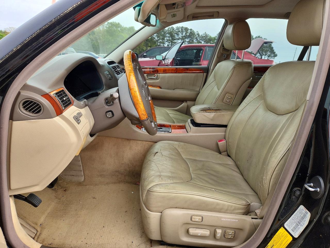 2002 Lexus Ls 430 Black vin: JTHBN30F220085330