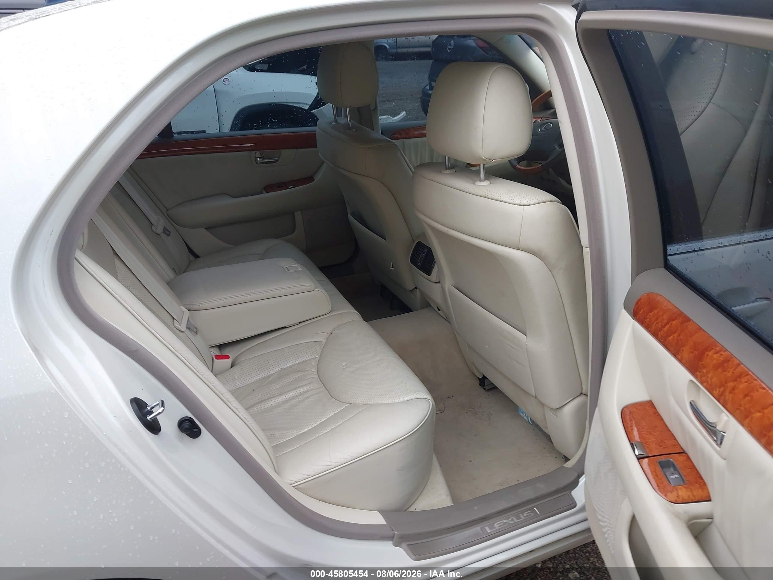 2003 Lexus Ls 430   White vin: JTHBN30F230107120