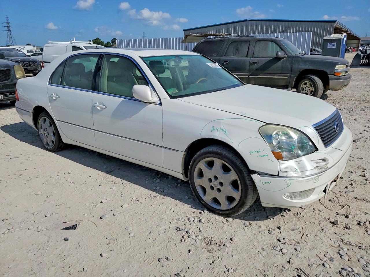 2003 Lexus Ls 430 Белый vin: JTHBN30F230107182