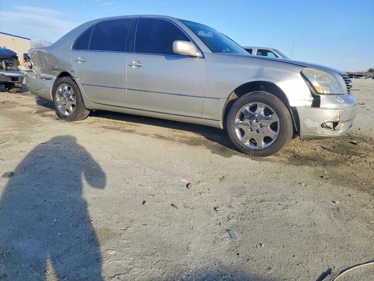 2001 Lexus Ls 430 Base Silver vin: JTHBN30F310001434