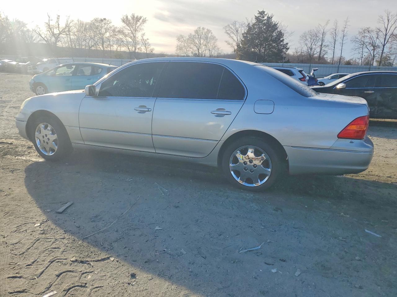 2001 Lexus Ls 430 Base Silver vin: JTHBN30F310001434