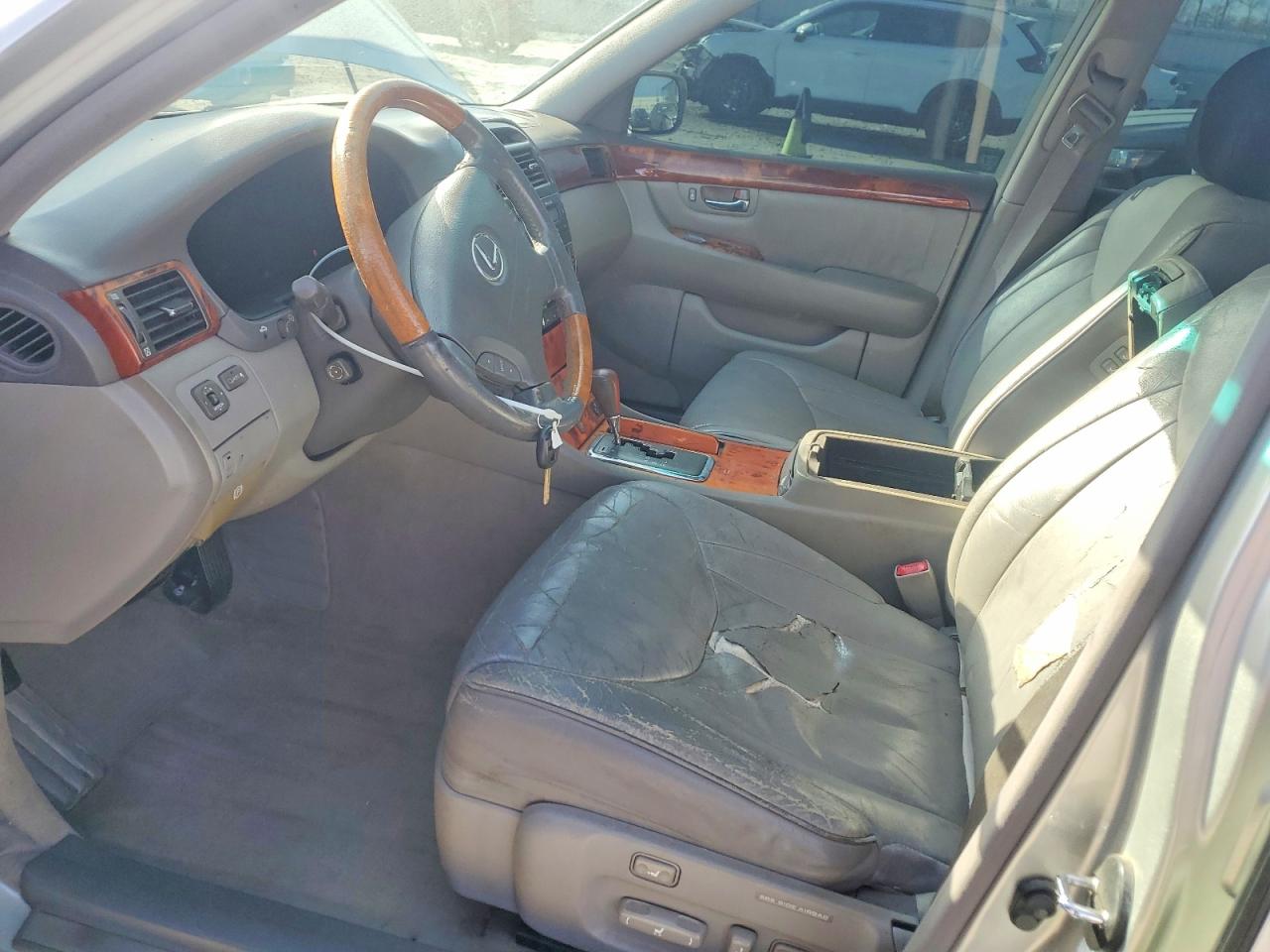 2001 Lexus Ls 430 Base Silver vin: JTHBN30F310001434