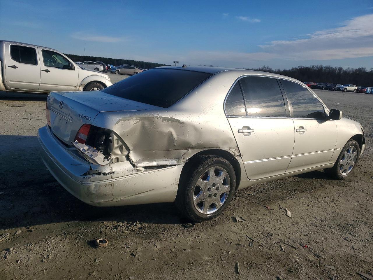 2001 Lexus Ls 430 Base Silver vin: JTHBN30F310001434