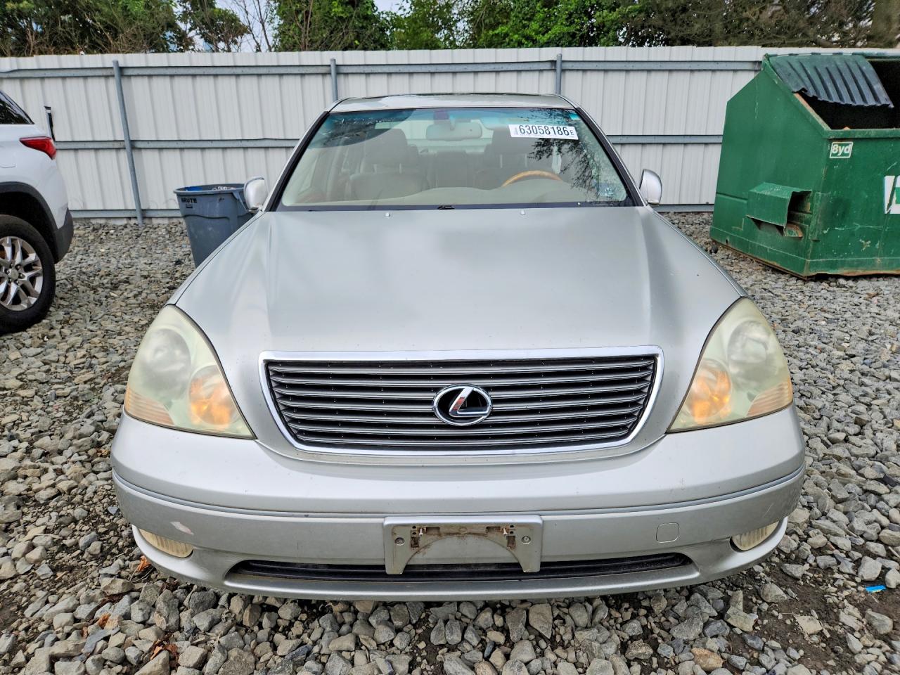 2001 Lexus Ls 430 Silver vin: JTHBN30F310003684