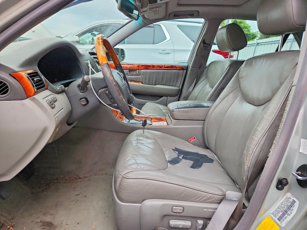 2001 Lexus Ls 430 Silver vin: JTHBN30F310003684