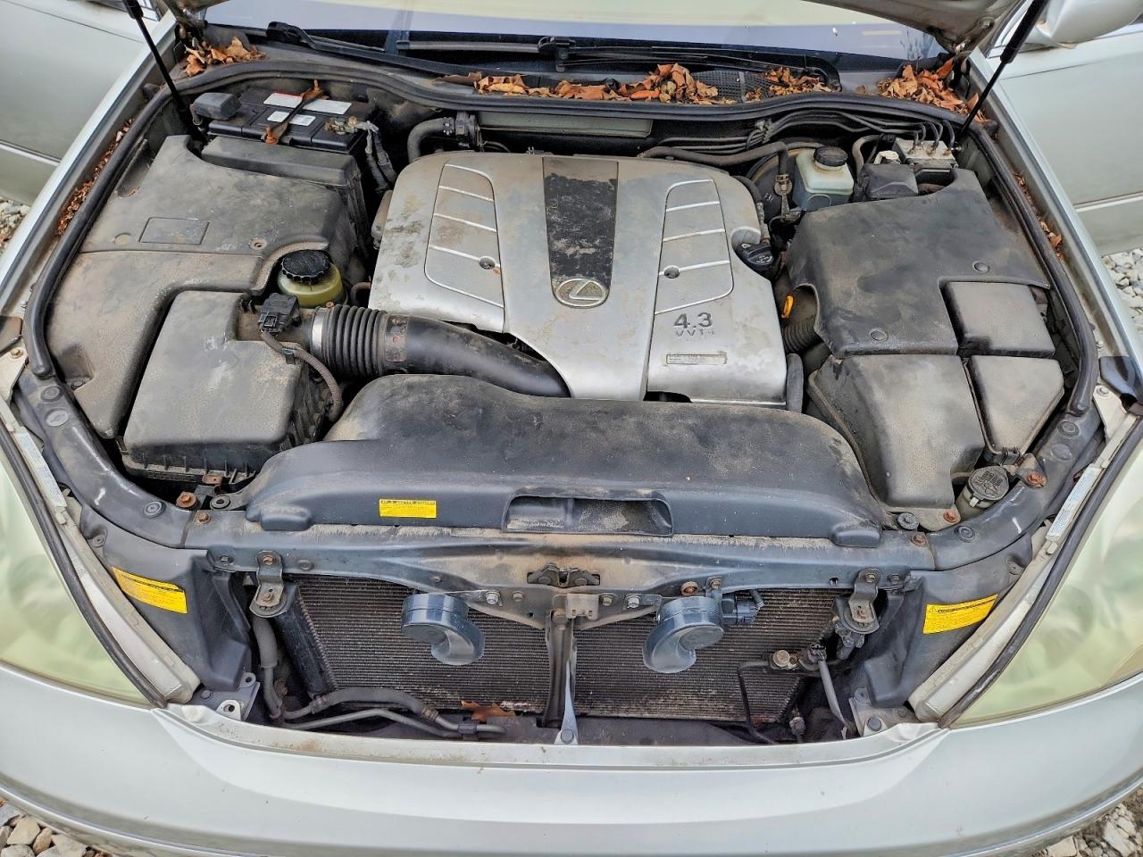 2001 Lexus Ls 430 Silver vin: JTHBN30F310003684