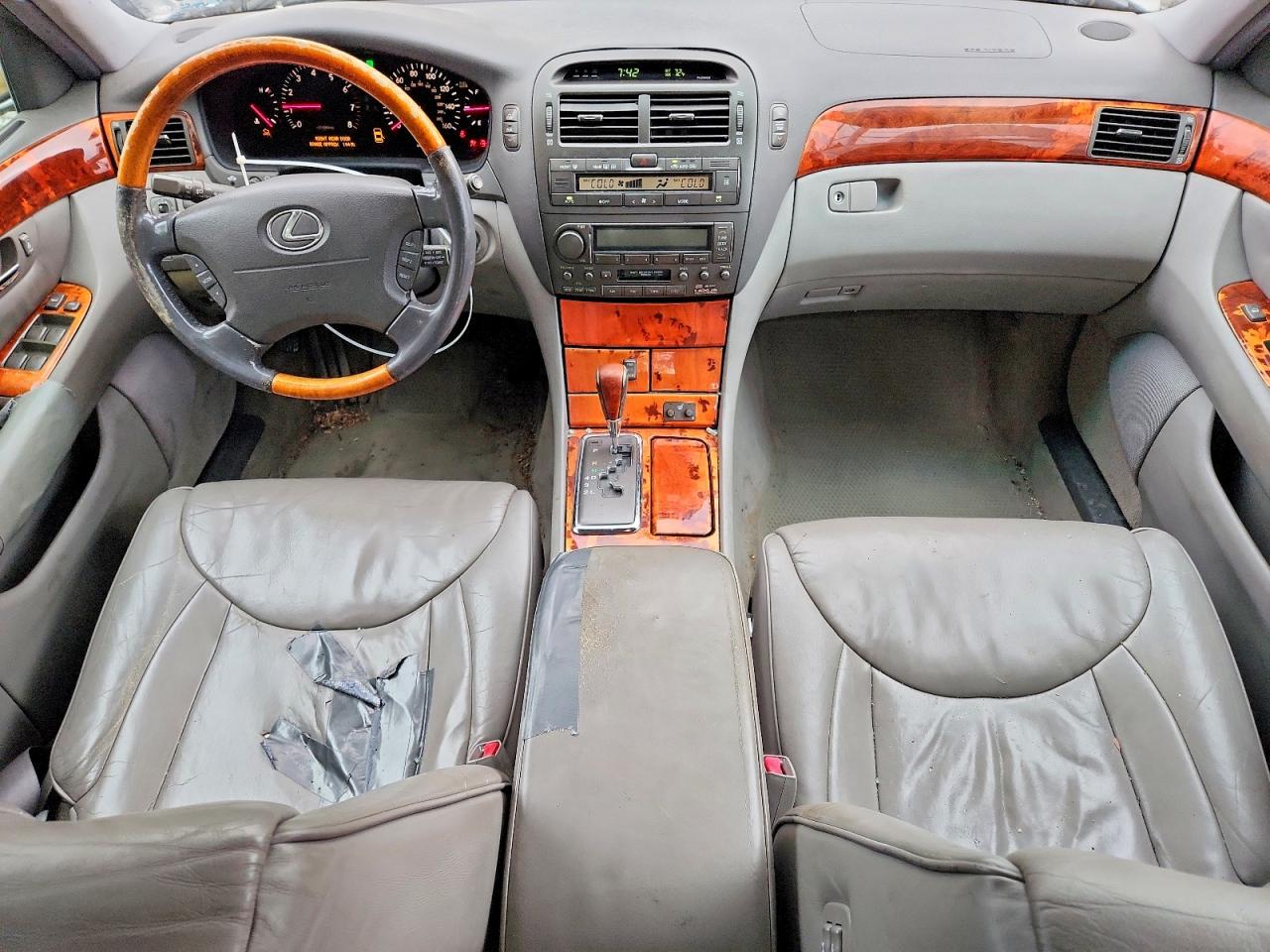 2001 Lexus Ls 430 Silver vin: JTHBN30F310003684