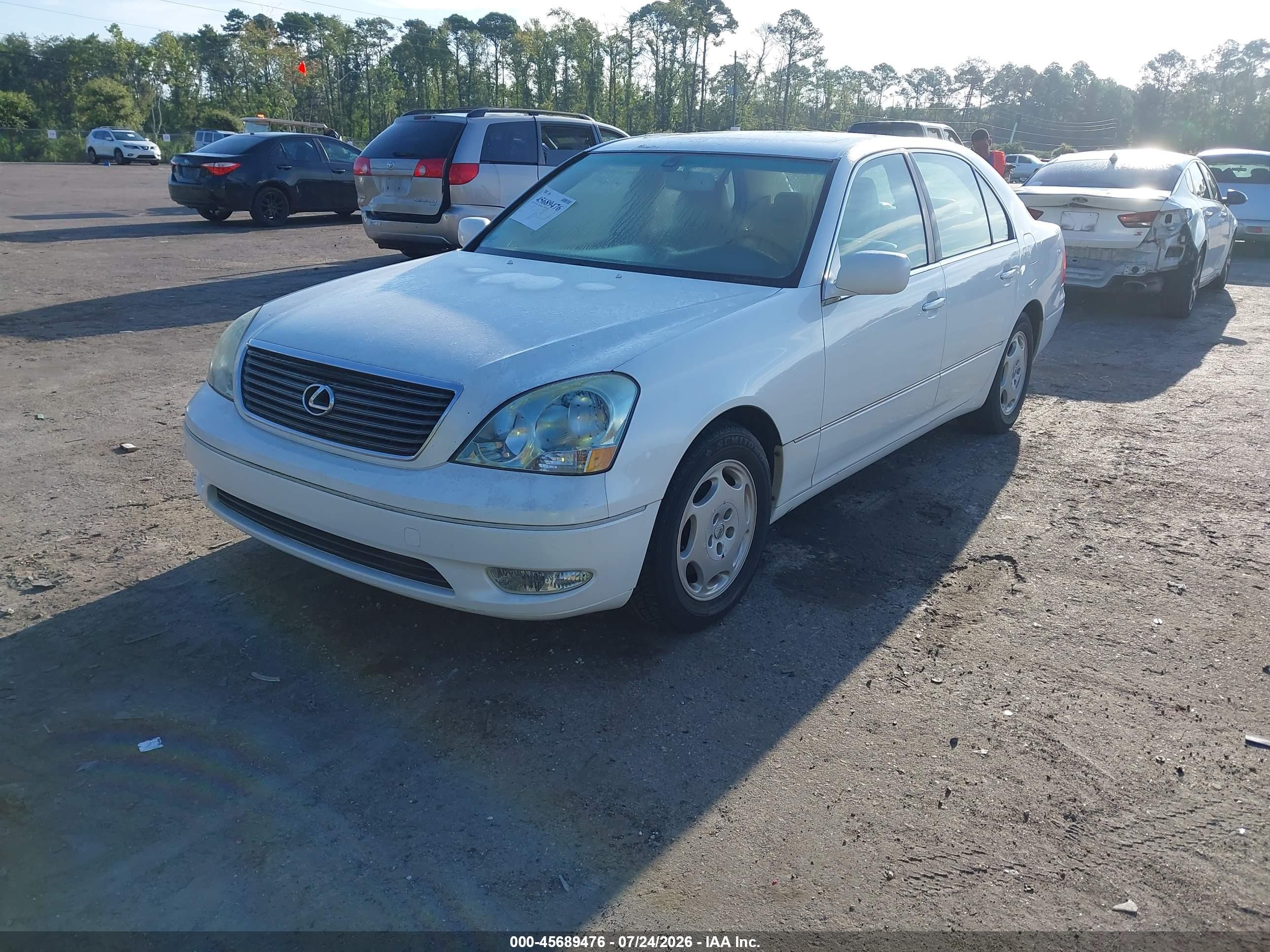 2001 Lexus Ls 430 Белый vin: JTHBN30F310043926