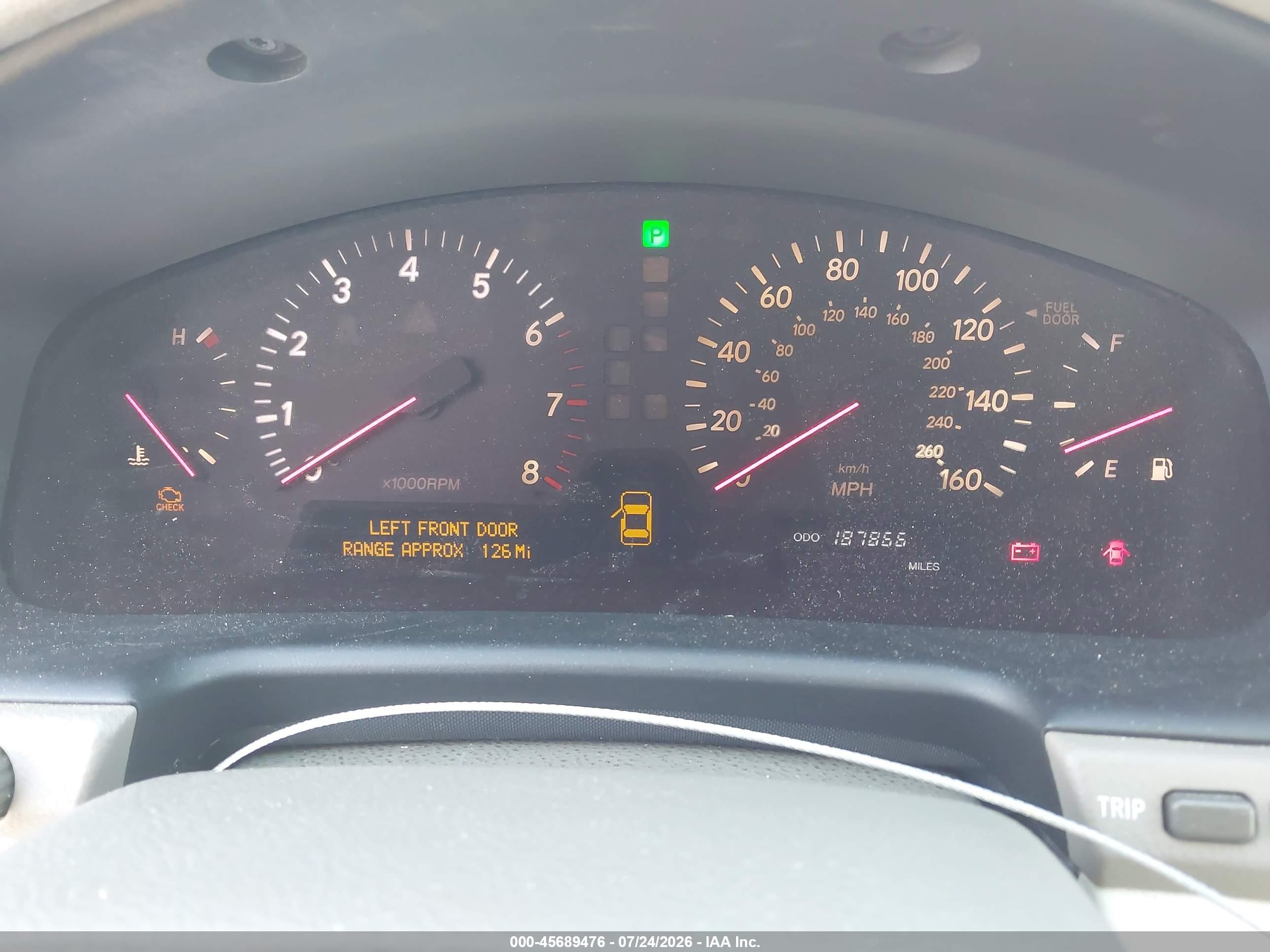 2001 Lexus Ls 430 Белый vin: JTHBN30F310043926