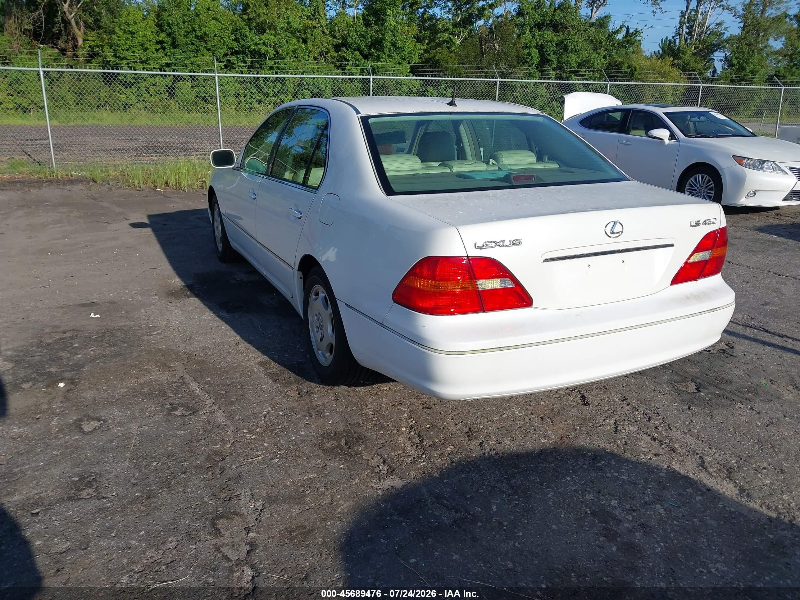 2001 Lexus Ls 430 Белый vin: JTHBN30F310043926